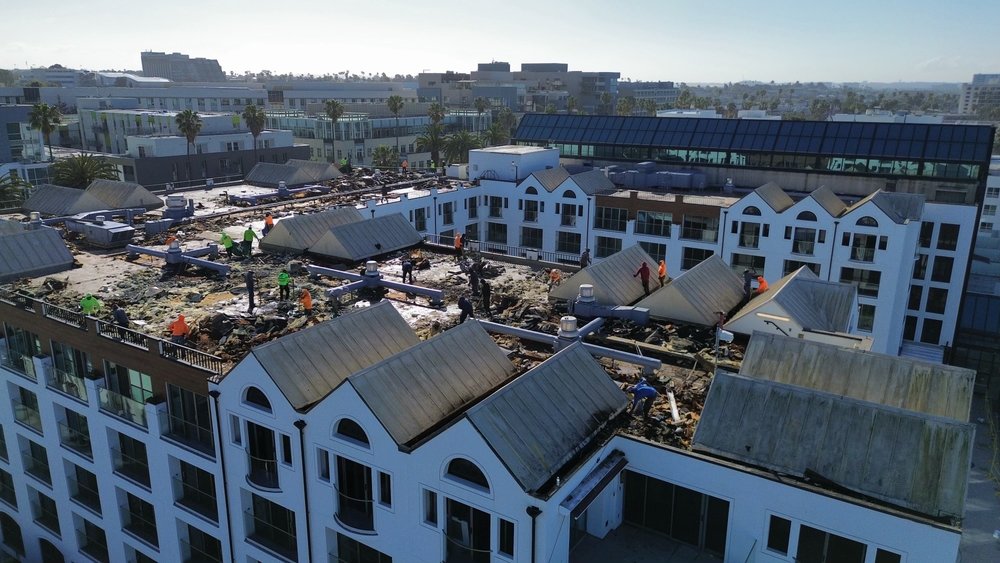 Commercial Roof Tear Off | Santa Monica